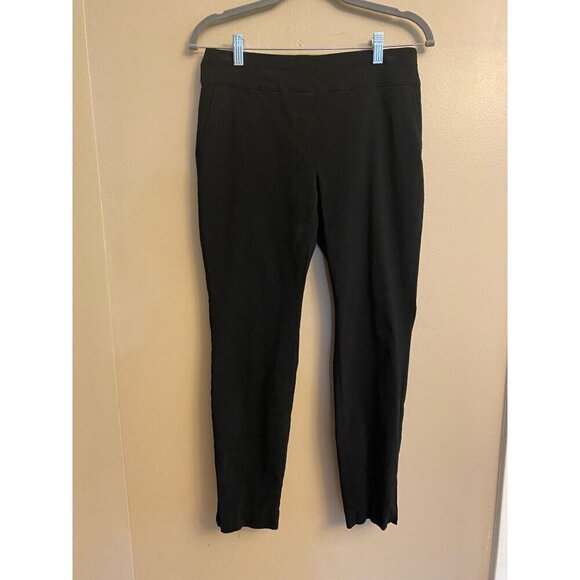Alfani Women's Petite Black Pants 8P Pull-on Rayon/Nylon/Spandex - Picture 1 of 12